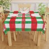 Festive Heart-Patterned Tablecloth for Holidays and Gatherings - Image 4