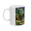 Meowy Christmas Cat Mug - Festive Holiday Ceramic Coffee Cup (11oz, 15oz) - Image 2
