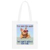 Funny Dog Tote Bag - "We Can't Afford the Cat" - Image 2