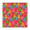 Festive Christmas Tablecloth with Colorful Trees and Ornaments - Image 2