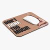 Inspirational Mouse Pad - "Don't Think Too Much!" - Motivational Desk Accessory for Creative Minds - Image 3